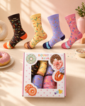 Donut Cotton Socks ( 4 pieces )