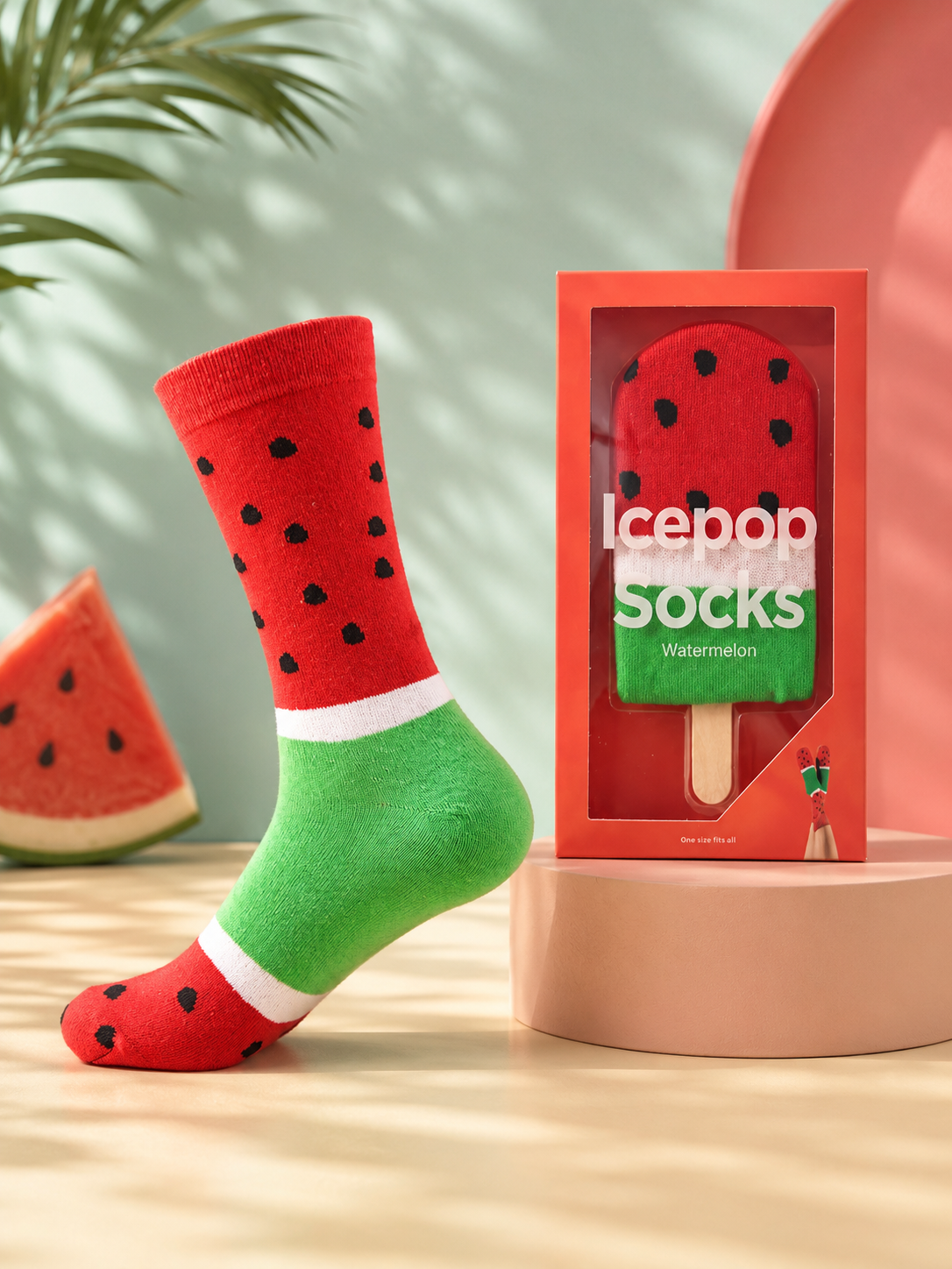 Watermelon Cotton Socks