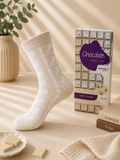 White Chocolate Cotton Socks