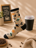 Hot Coffee Cotton Socks