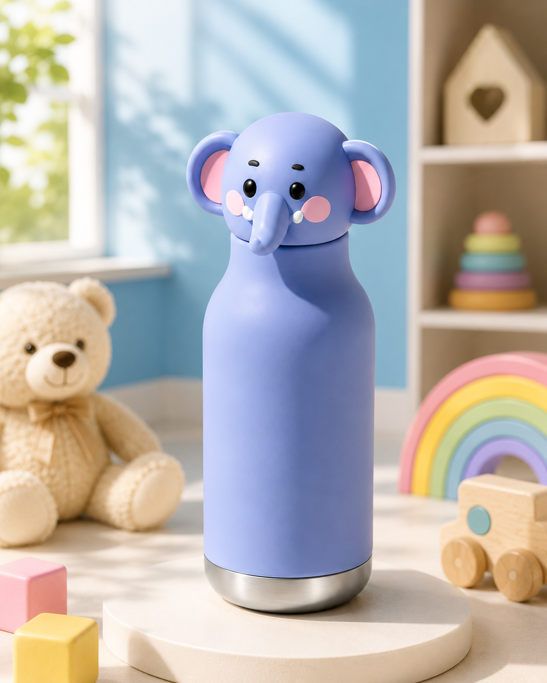Cute Elephant Bottle - 480ml